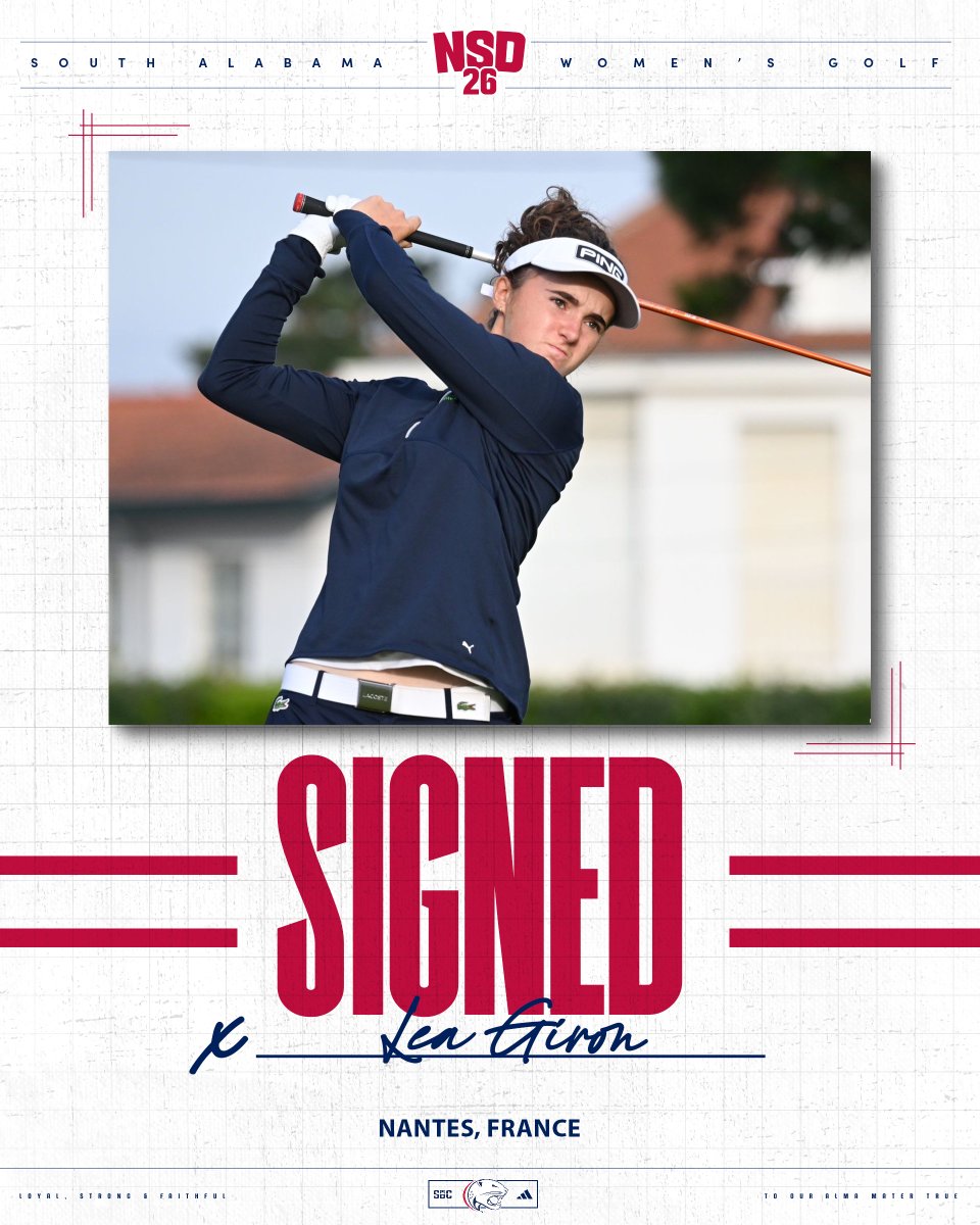 SouthAlabamaWGF's tweet photo. Huarte Announces Addition of Shiloh Gilbet and Léa Giron for 2026-27 Season.

https://t.co/huwFZ58HRD

#LSF https://t.co/EfN1pre8jE