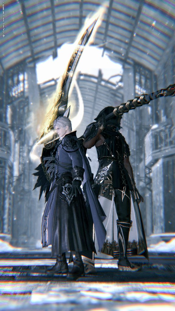 KonnyaKusann's tweet photo. 久しぶりにイリとSS撮った!
#FF14 https://t.co/UwnmXDejGj