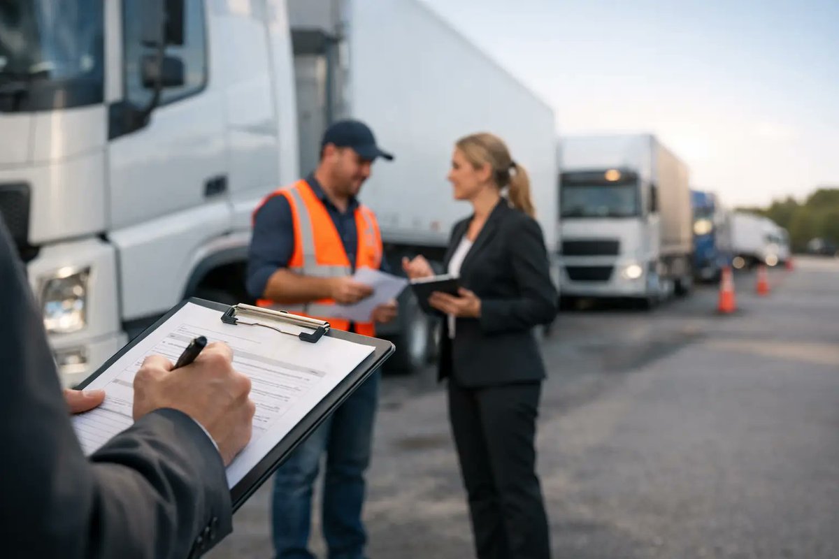 Transvias's tweet photo. Contratar frete sem auditar o compliance da transportadora é pedir para ter a carga retida e a margem destruída por multas fiscais. 📄🚚 Entenda os pilares da conformidade no transporte rodoviário e blinde sua operação usando o Transvias: 
https://t.co/llv05HLpyF

#Logistica #Transvias #Transporte #AuditoriaLogistica