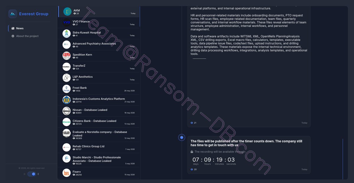 Ransom-DB tweet media