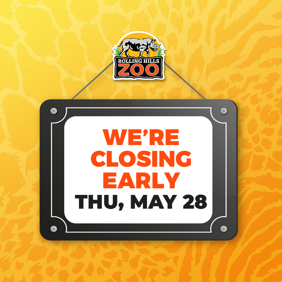 RHZoo's tweet photo. REMINDER: To prepare for our annual ZooLaLa fundraiser TONIGHT, the Overlook Restaurant will close at 2 PM, &amp; the Zoo &amp; Wildlife Museum will close at 4 PM TODAY, THU, MAY 28, so that we may be able to transform our space for this special evening event! https://t.co/ymGta8vMuZ