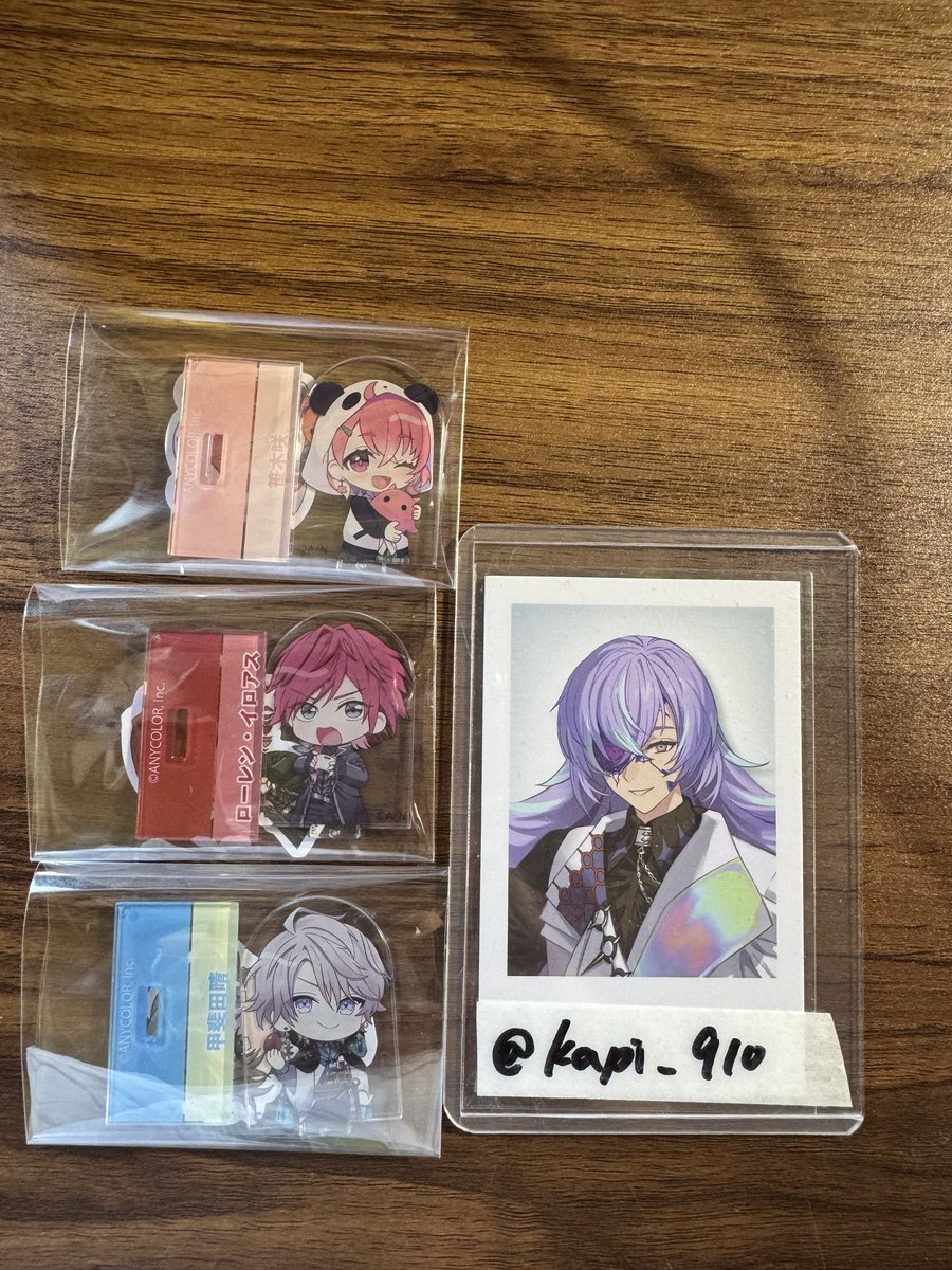 kapi_910's tweet photo. 【交換】
にじさんじ　チョコエッグ2

譲：画像1枚目

求：画像2枚目🟥＞🟦＞🟩

都内手渡し・郵送どちらでも可
纏めての方、女性含む方優先
検索からもお気軽にお声掛けください https://t.co/xzlnIJF9zM