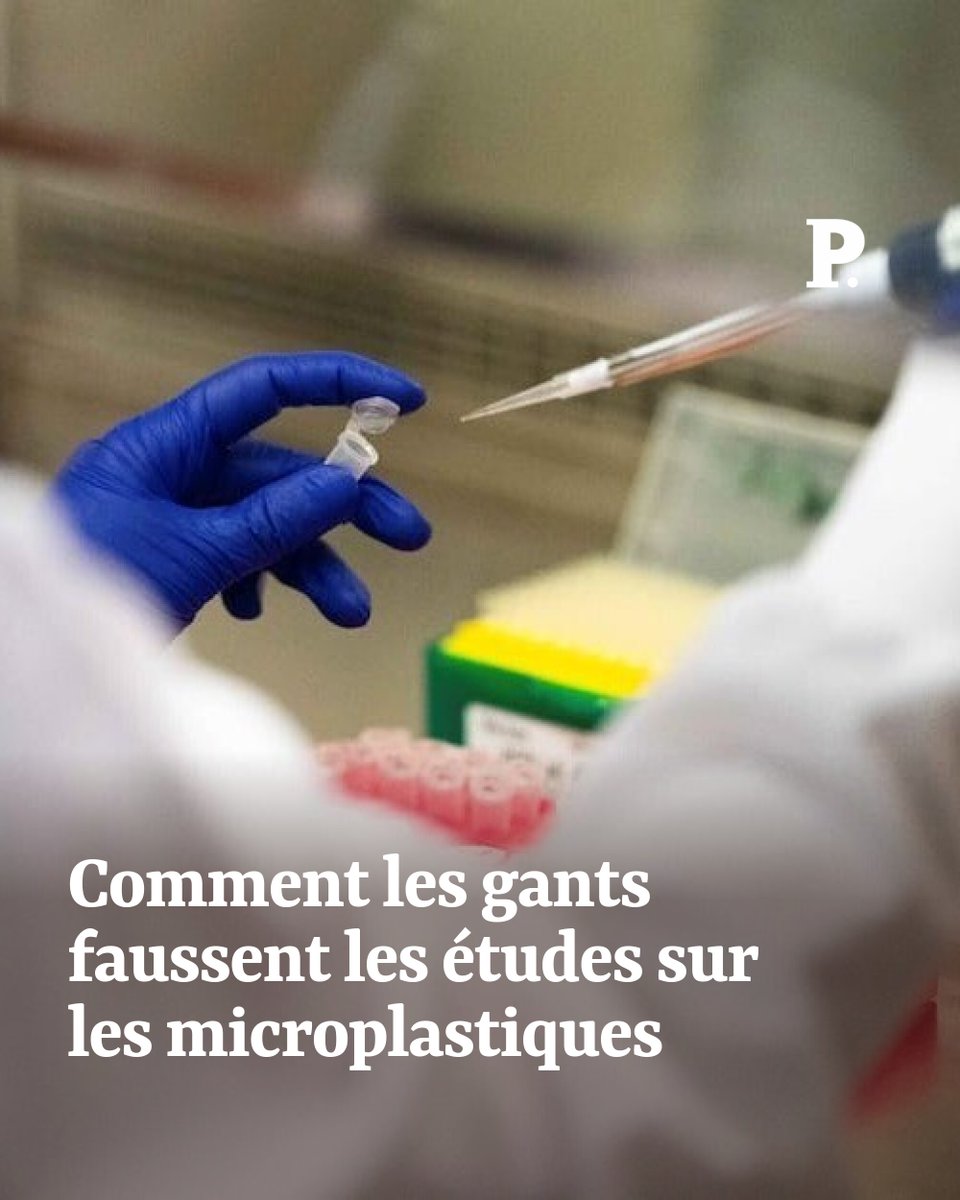 LePoint's tweet photo. Les particules issues des gants jetables portés par les scientifiques ont faussé les résultats de centaines d’analyses des taux de microplastiques dans l’environnement, selon une étude américaine.
➡️ https://t.co/drygHjqX1Q https://t.co/ko3La6KeEe