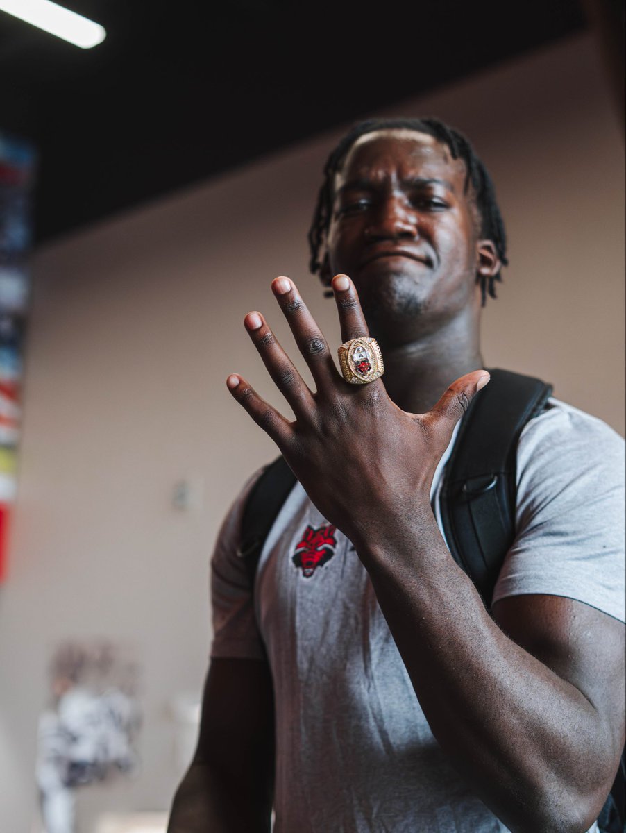 AStateFB's tweet photo. From the grind to the glory — bowl rings secured 🏆💍

#WolvesUp🐺 https://t.co/CrLYc8mBKx
