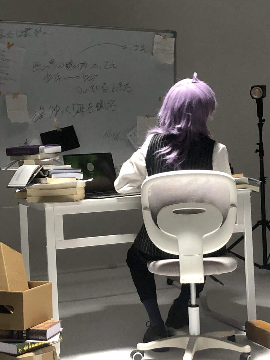 Signal_cube's tweet photo. 撮影風景～～ https://t.co/zqt2u36II5