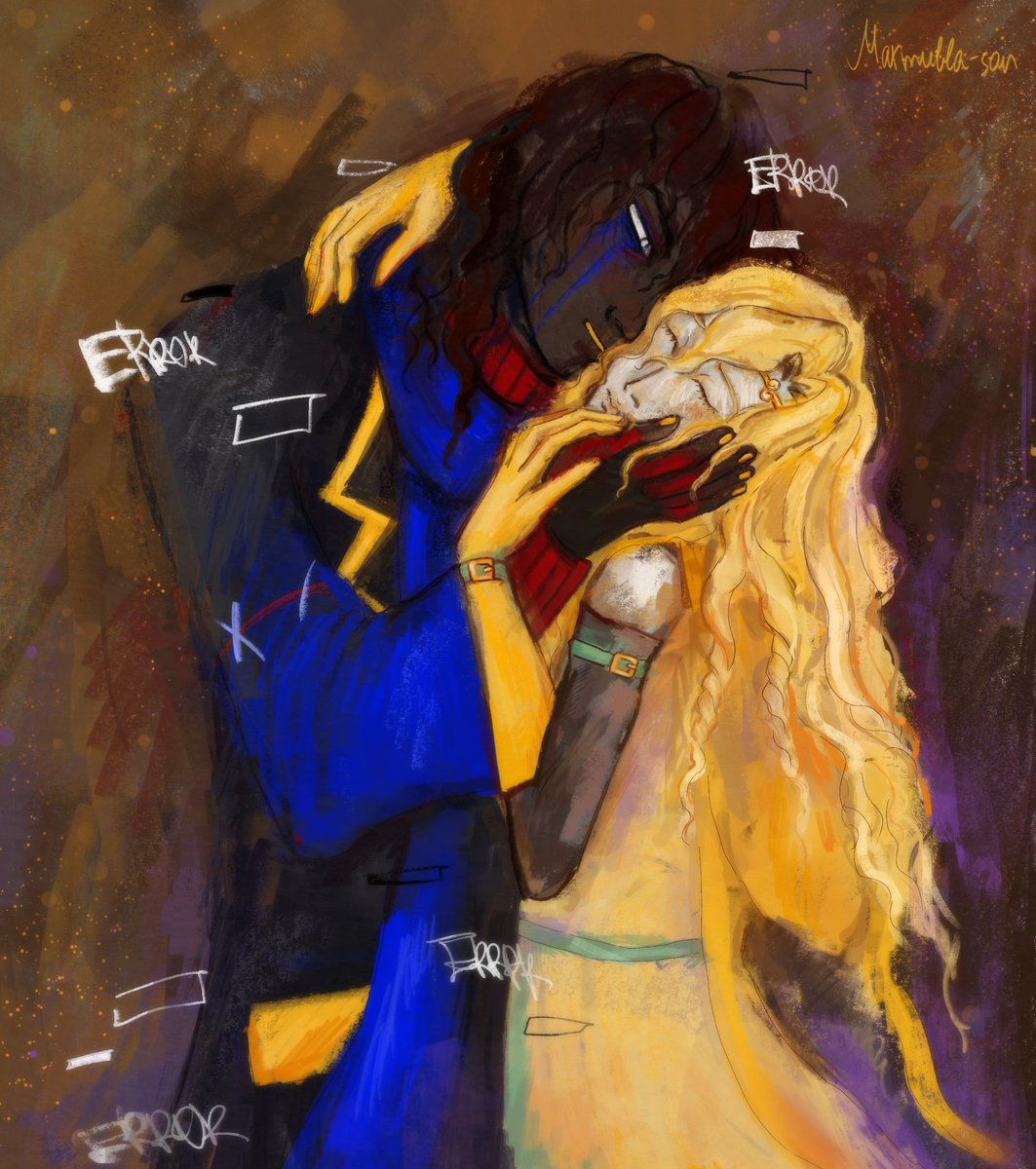 Marmulla_san's tweet photo. The kiss
#undertaleau #utmv #utau #errorsans #dreamsans #errordream #insomniaship https://t.co/8zyNvx2tcX