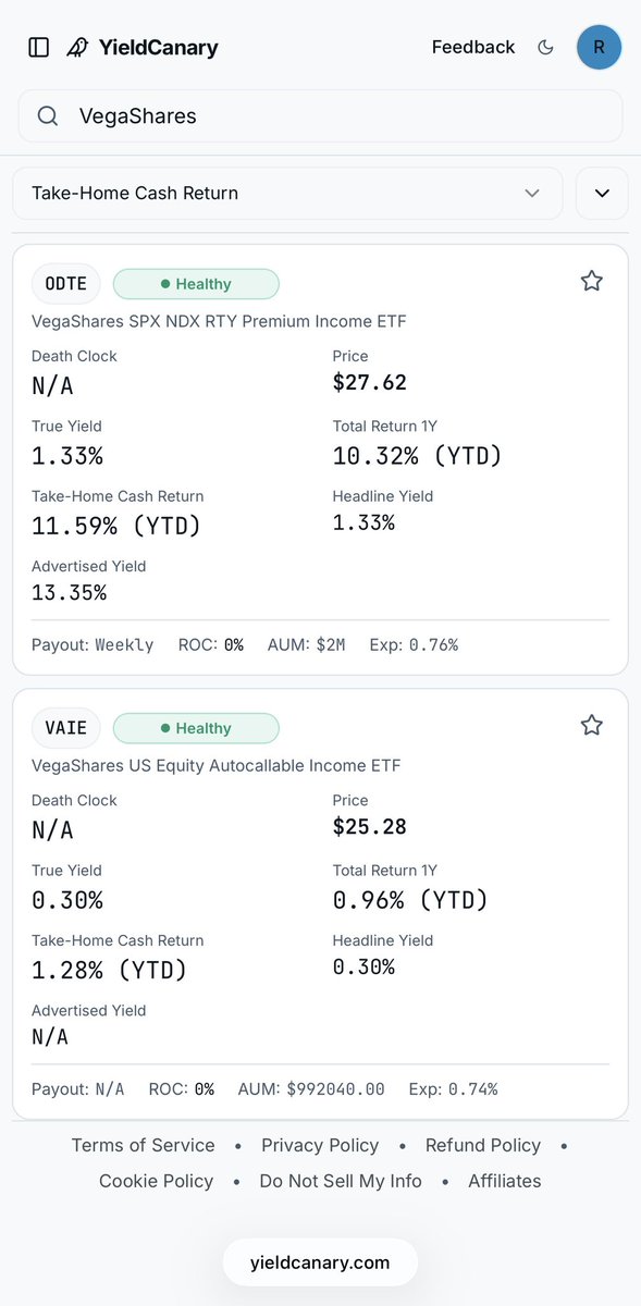 Ryan_Fish's tweet photo. @VegaSharesETFs @SunnyWong111 @adamtstempel @Bondocb27 We just added VegaShares to https://t.co/twZGrTI6l5 - looking forward to tracking these two funds! 💰 https://t.co/NPjkS0DIvQ