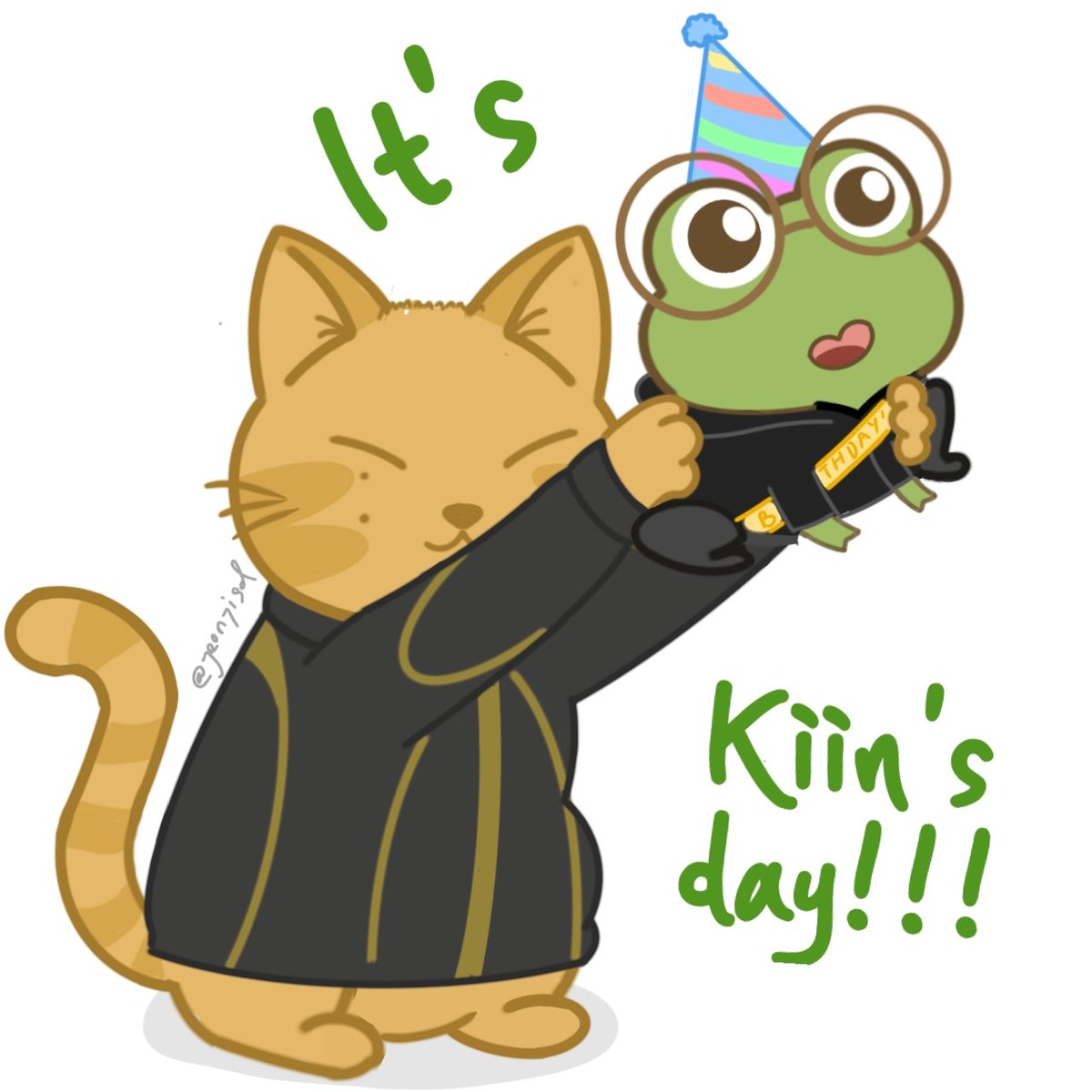 JeonJiSol's tweet photo. My cat wants everyone to wish a happy birthday to his Kiin hyung!

I hope you will always be happy, Kiin

#kiin #happy_kiin_day https://t.co/5dtknnJkot