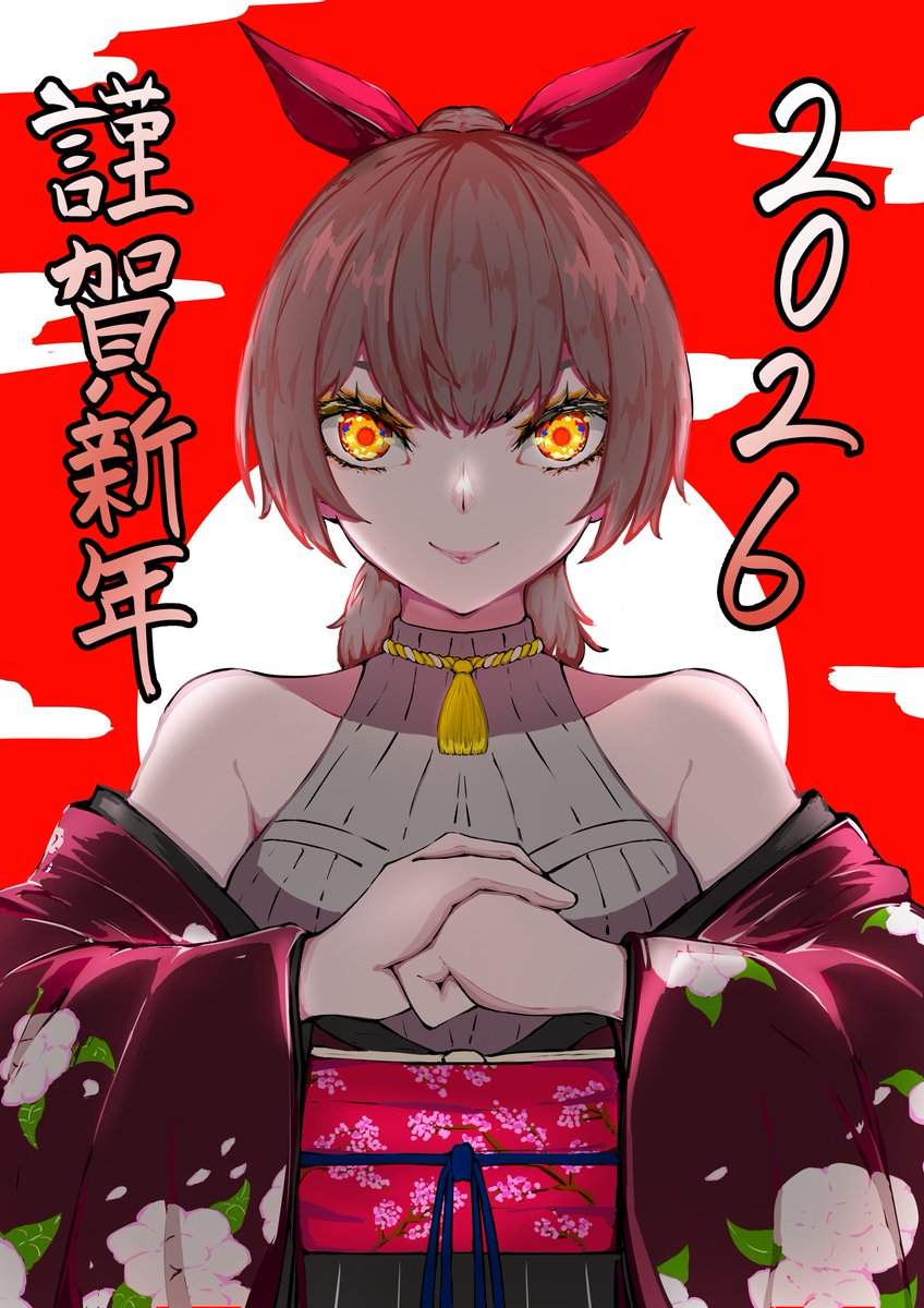 Rawegg_110's tweet photo. 大遅刻なんてものではございませんが、新年のイラストです。皆さん明けましておめでとうございます（） https://t.co/E5oize8NWq