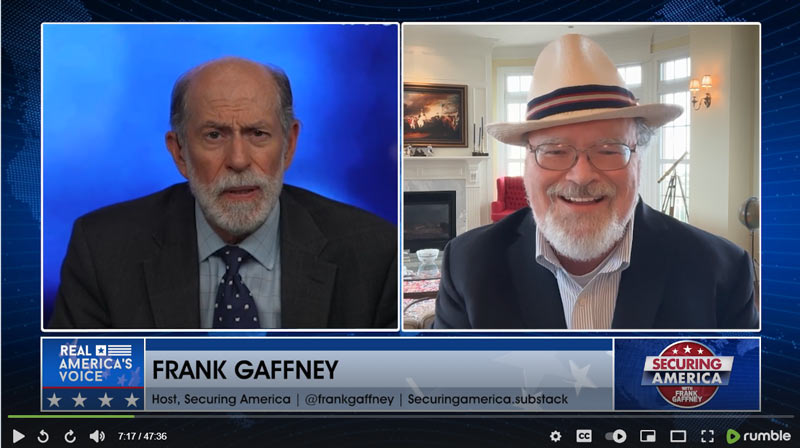 frankgaffney's tweet photo. Securing America with Rod D. Martin, Hooman Khalili & Stephanie Holderfield
https://t.co/dFlC4W4zEf
Rod D. Martin, Chairman of the Board, Institute for the American Future

Rod Martin and I discussed the actual state of affairs in China and Russia, and why both countries—despite their efforts to prop up the Iranian regime—may be in deep trouble themselves. Could this open the door to major changes in their behavior, or even in their governments? Check it out.
Hooman Khalili, Artist, Woman, Life, Freedom Mural Movement

I caught up with Hooman Khalili, an artist whose murals tell the story of the Iranian regime’s oppression—especially of women—and the urgency of standing with those striving for freedom. We discussed why their success would be a huge victory not only for Iranians, but for everyone who values liberty worldwide.

Stephanie Holderfield, Illinois At-Large Delegate, 2016 Republican National Convention

I spoke with Stephanie Holderfield about the “enemy within” threat posed by hostile ideologies that have filled a vacuum left by our neglect of America’s founding principles and history. We discussed how these movements are working to win over a new generation and, in the process, undermine our constitutional republic and the freedoms it guarantees—paving the way for a form of global governance that would crush both.