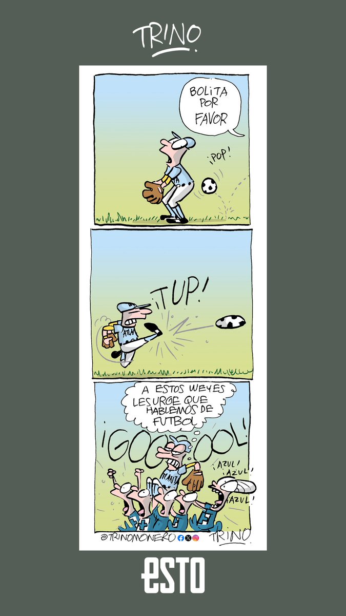 trinomonero's tweet photo. El cartón deportivo publicado en el diario @estoenlinea #trinomonero https://t.co/Cm97leJDSd