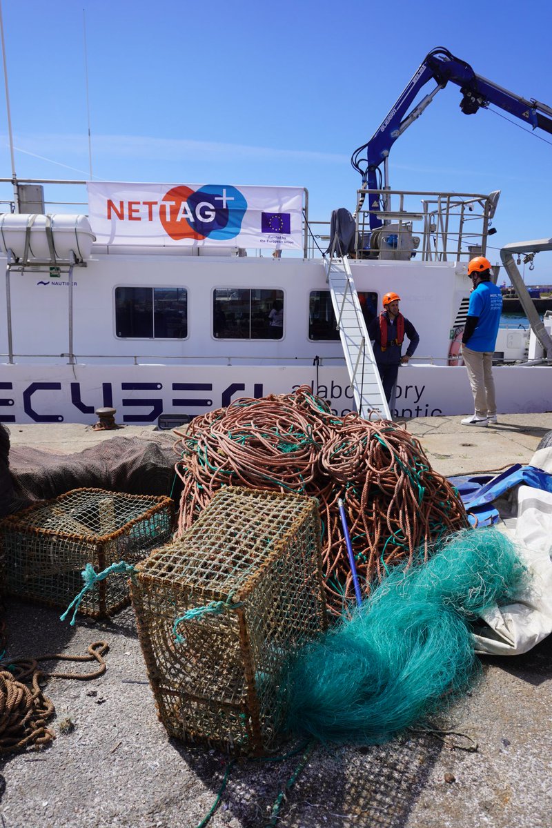 NetTagProject's tweet photo. 🌊 Day 2 of the NETTAG+ Final Event (April 2026) 🌊  The second day of NETTAG+ final event was dedicated to showcasing the solutions in action—from technology at sea to tools for awareness, training, and policy impact 🌊⚙️    #NETTAG #marinelitter #plasticpollution https://t.co/elD4ZxGQ4E