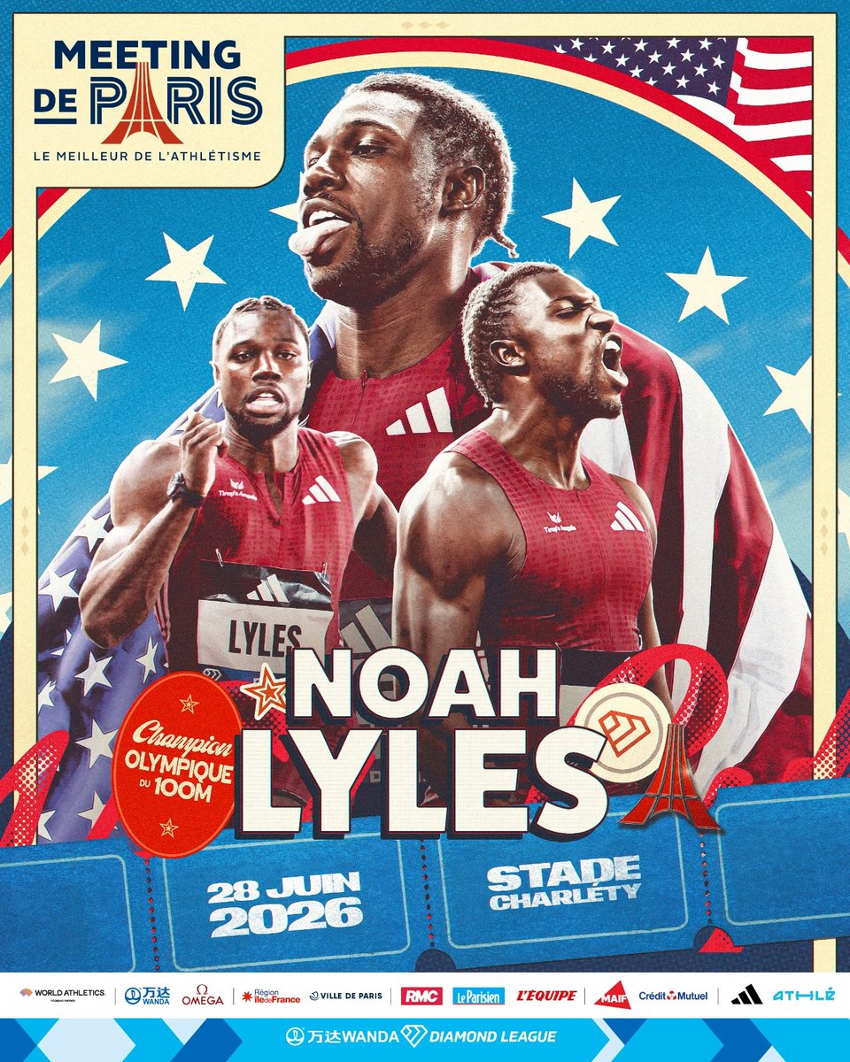 CreditMutuelDLE's tweet photo. 🚨 Athlé plus ultra à Paris ! ⚡️

💎 Dimanche 28 juin, 8e étape de la @Diamond_League avec le @MEETINGPARIS au Stade Charléty !

🏃‍Lancers, Perche, Demi-fond, Steeple, Sprint, dont une course handisport soutenue par le @CreditMutuel ! 🤝

🤩 Également au programme, le Challenge Crédit Mutuel avec 24 finalistes en lice sur 3.000m en pré-meeting.

@FFAthletisme

#athletisme #MeetingdeParis #DiamondLeague #creditmutuel #lecreditmutueldonnelelan