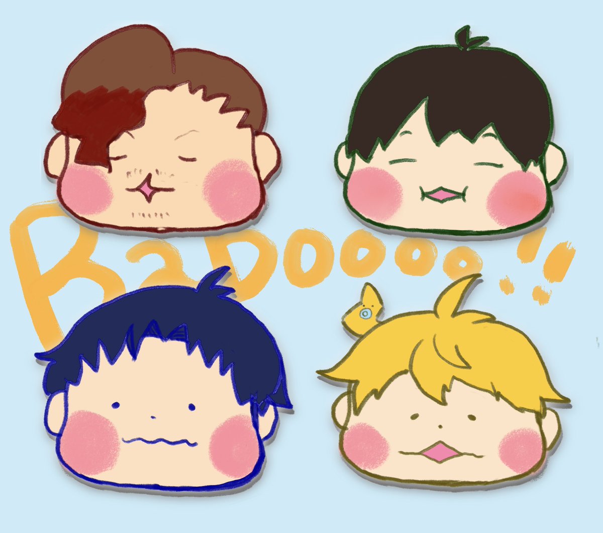 arashi10kn's tweet photo. 絶叫特等席5周年おめでとうございます🎉
万病に効く絶叫にいのちを救われております！
6年目も応援します！

サポートカードのぶっちゃーが可愛すぎたので全員ｴｹﾁｪﾝになっていただきました👶
 #絶叫特等席5周年 https://t.co/jlUwSA5fkV