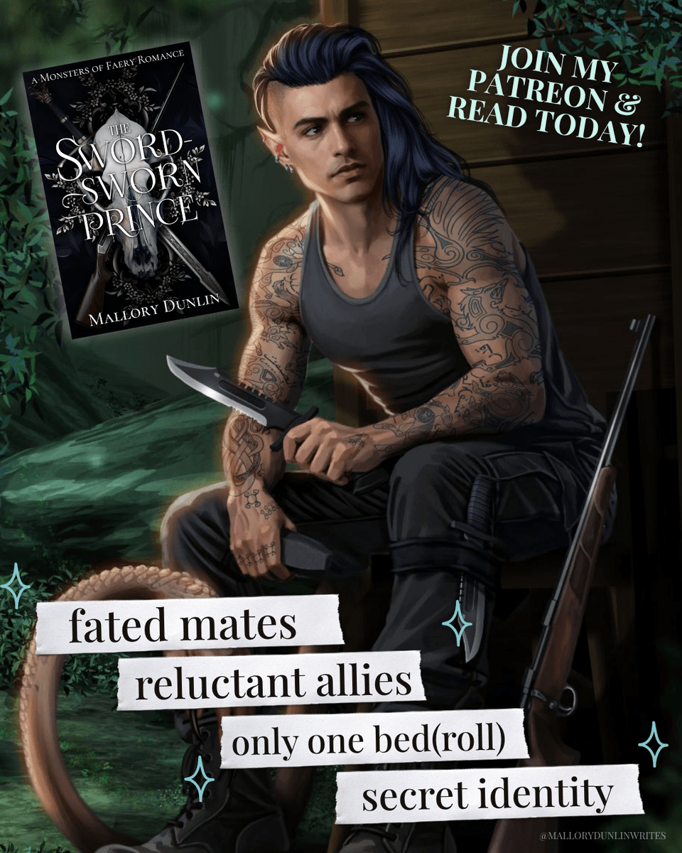 MalloryDunlin's tweet photo. He's gorgeous, self-possessed, has more secrets than the night...

You can find more of Alex in 𝑻𝒉𝒆 𝑺𝒘𝒐𝒓𝒅𝒔𝒘𝒐𝒓𝒏 𝑷𝒓𝒊𝒏𝒄𝒆 😉 
The first 19 chapters are available now on my Patreon!

Artwork by Vael Kyrie

#bookishlove #romancereaders #patreon #patreonbooks https://t.co/kyO4jBZu3C