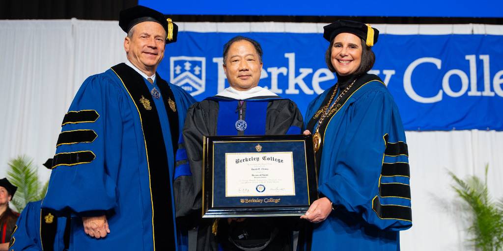 BerkeleyCollege's tweet photo. Continuing a 95-year tradition of student success, we celebrated 1,300+ graduates at our 2026 Commencement ceremony at Prudential Center. 🎓 Graduates now join 70,000 Berkeley College alumni making an impact worldwide. #BerkeleyGrad2026 https://t.co/IufKXIaZPL https://t.co/5SIWMuNGTP