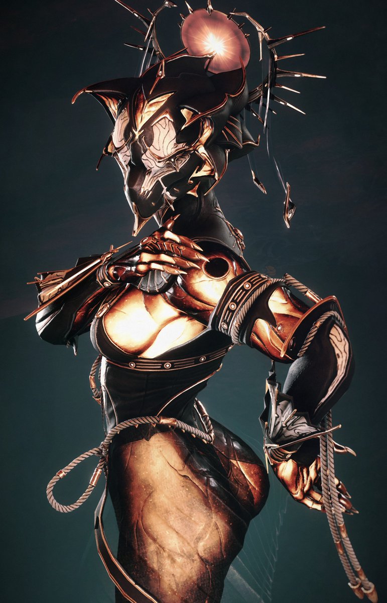 EveCaptura's tweet photo. "Could you help me with these dangly things? They're infuriating."
 #Warframe https://t.co/AUKKAwphPb