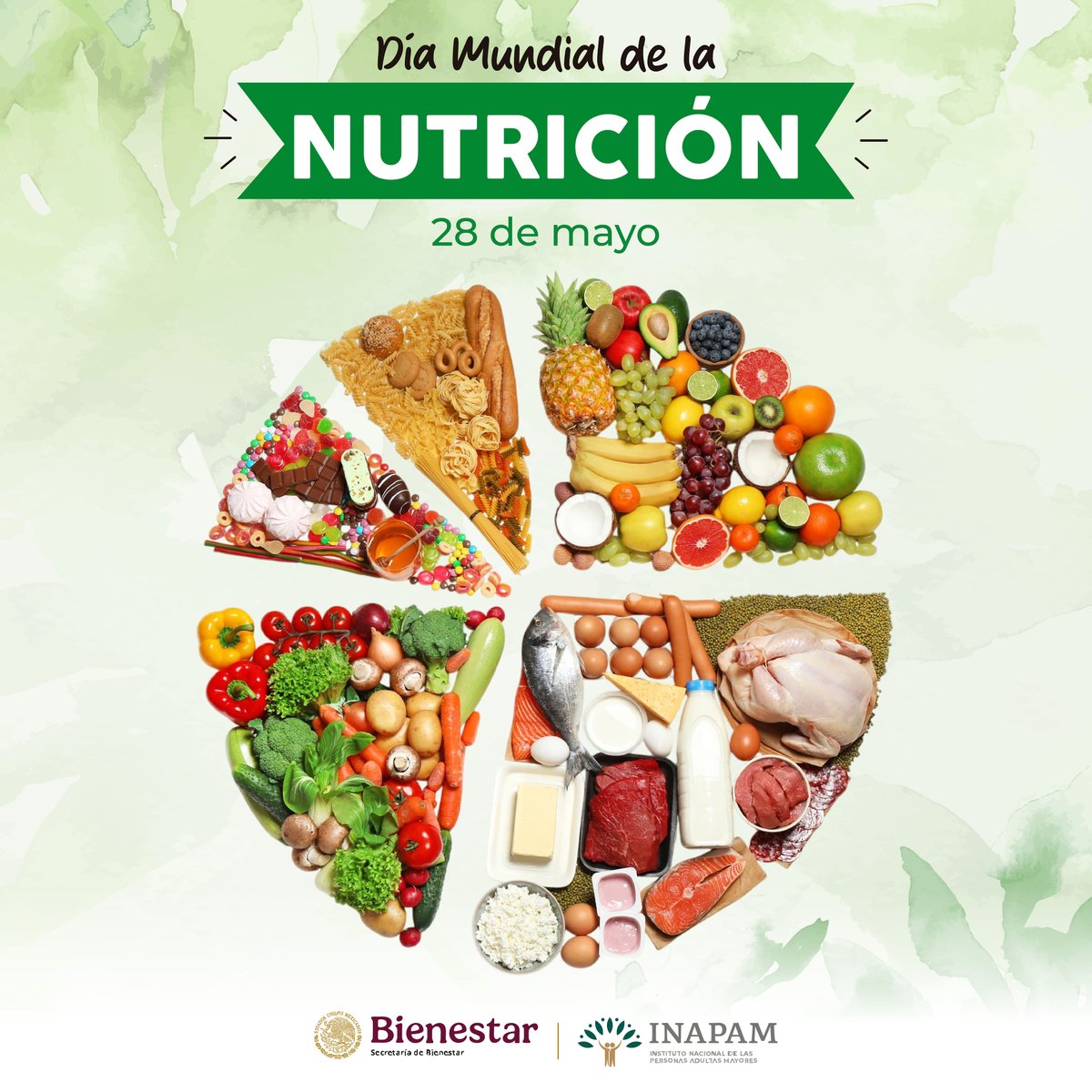INAPAM's tweet photo. #PersonasAdultasMayores #SabíasQue una #AlimentaciónBalanceada #Ayuda a conservar la #MasaMuscular #Proteger los #Huesos y #Reducir el riesgo de #EnfermedadesCrónicoDegenerativas En el #DíaMundialDeLaNutrición #INAPAM invita a hacer de la #Alimentación #Saludable un #Hábito https://t.co/1VhcfsomTk