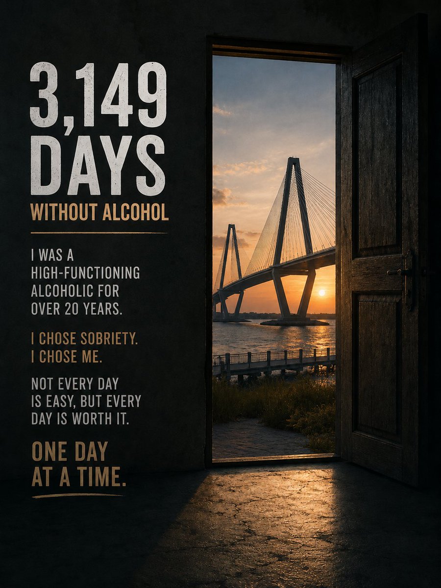 boknowszero's tweet photo. 3,149 days today without alcohol. 🤯🤯🤯

I was a high-functioning alcoholic for over 20 years. From the outside, most people probably wouldn’t have guessed how bad it had become. 
But I knew. 

Getting sober was one of the best decisions I’ve ever made. #sober https://t.co/5Ag2CLhiRh