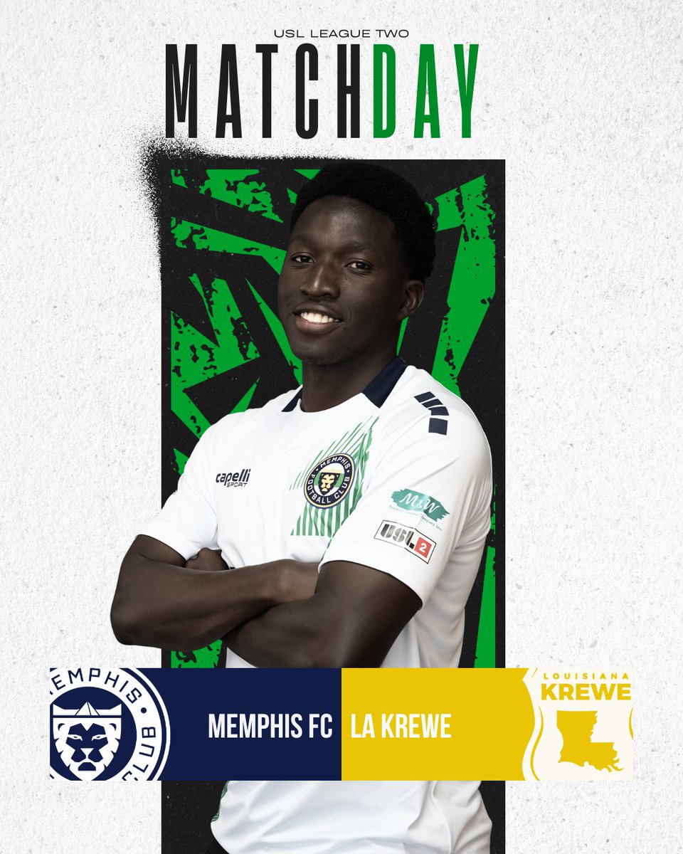 GoMemphisFC's tweet photo. IT’S MATCHDAY.

Tonight, Memphis FC plays its FIRST HOME MATCH in club history.

The road opener is behind us. Now it’s time to defend home turf.

Be loud. Be early. Be part of the atmosphere. https://t.co/le4CCAojFf