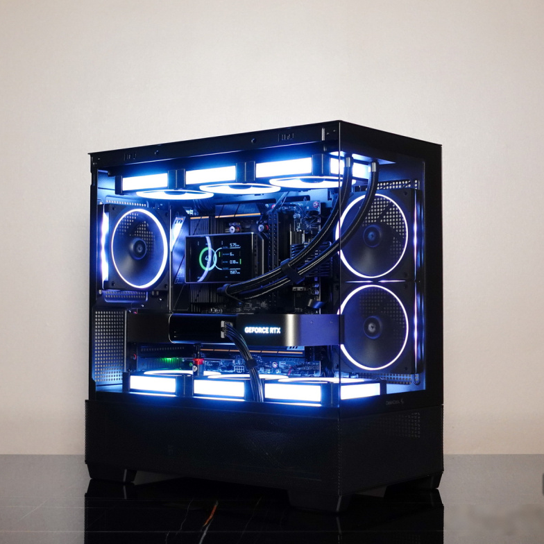 Deepcoolglobal's tweet photo. Rate this setup! 
10/10 for me🥴

AIO: LT360 VISION ARGB

#deepcool #LT360VISIONARGB #airflow #pcbuilding #fps #gamingpc #gamerlife #esports #cpucooler #lga1851 #am4 #am5 #memes https://t.co/SRNtI36rVP
