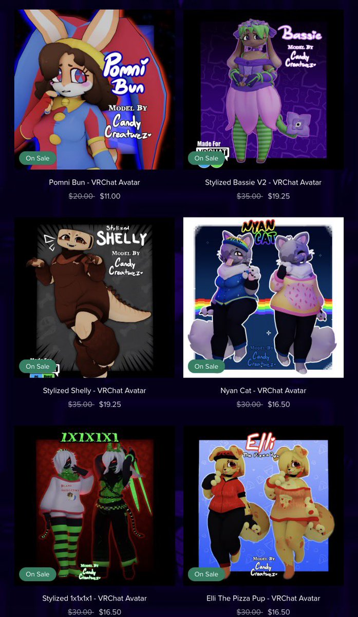 CandyCreaturez's tweet photo. Shop Sale!!! Everything on my shop is 45% off until tomorrow! (May 29th, Friday)

No real reason behind this, just for fun :]] https://t.co/NSCYjGcVsz