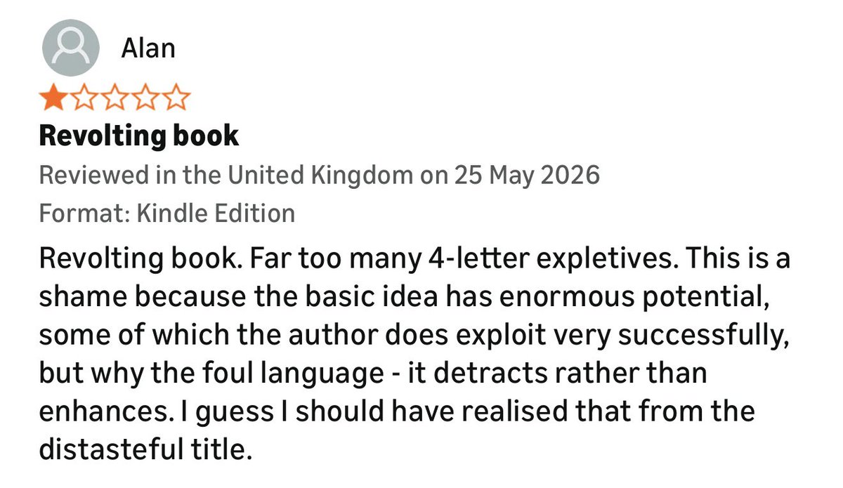 Buswanker14's tweet photo. I have a new favourite review for Buswanker.  This customer bought a book called ‘Buswanker’ and then complained about the language. What the fuck did they expected? Mary-fucking-Poppins?
If you want to read this “revolting” book with a “distasteful title” head on over to Amazon! https://t.co/Cc2XkkSpz1