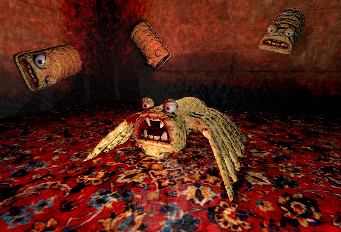 snowconesolid's tweet photo. "Hot Pockets From Hell" concept renders from 2020 for a scrapped game idea I had where you purchased a cursed frozen food item that becomes more aggressive with heat. The final game wouldn't have used the "Hot Pockets" name of course. Microwave at your own risk! https://t.co/wFW3LTBWfe