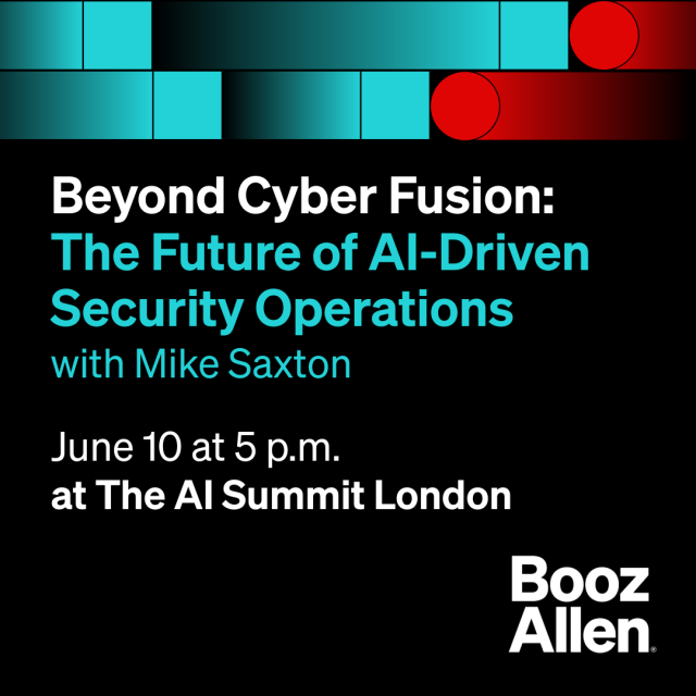 jyahres's tweet photo. #BoozAllen’s Mike Saxton, Director, Intelligent Cyber Defense, will discuss how adversaries are using autonomous agents, deepfakes, and AI-driven attacks to accelerate cyber and fraud campaigns—and what organizations can do to prepare for what’s next. https://t.co/WWhTfmBm8X https://t.co/dy8sFfQ1q4