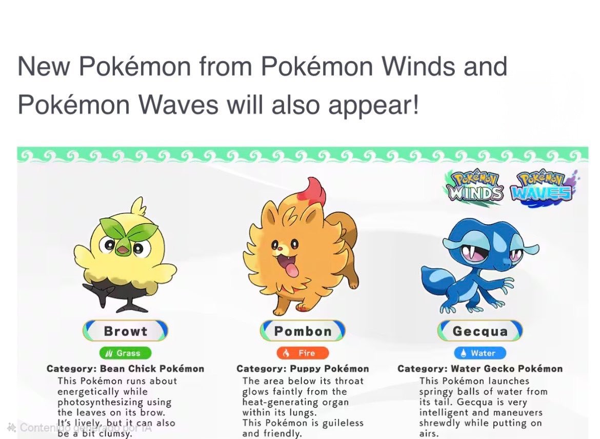 Light_88_'s tweet photo. A new Pokémon from Winds and Waves will be revealed soon? 👀

These are the 2 new ANA Japan airplane designs created in collaboration with Pokémon for the franchise’s 30th Anniversary. ✈️⚡

They will begin flying in July 2026 and will feature the Grass- and Fire-type starter Pokémon, from Charmander and Bulbasaur all the way to Pombon and Browt.

There is also still one final blue aircraft left to be revealed, and seems it will include a brand-new Pokémon from WiWa. 👀

Could it be the mysterious Pokémon that Navi might obtain in Pokémon Horizons? 🔥🌱💙