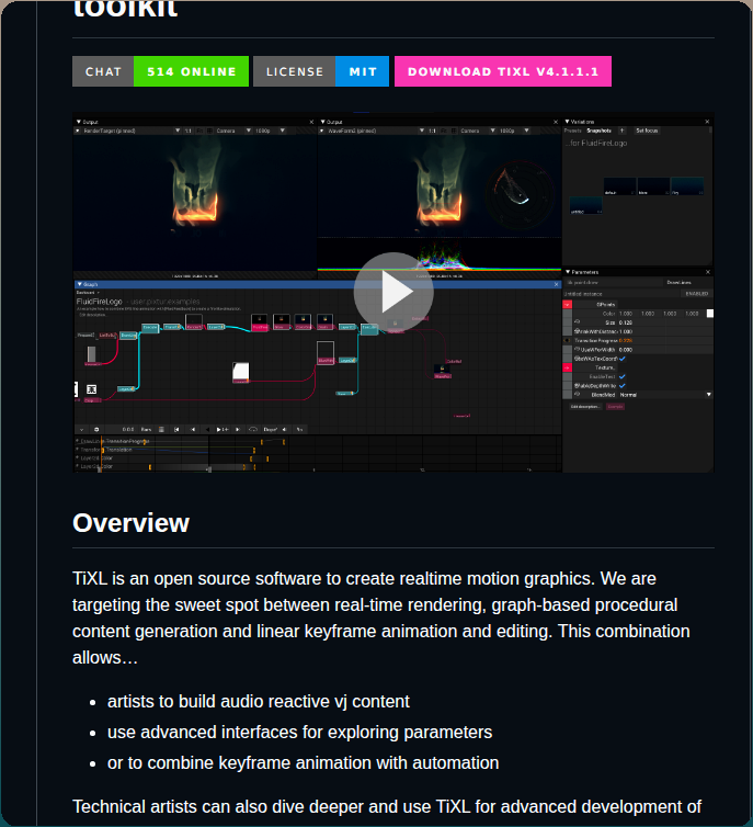 Graph-based realtime motion graphics toolkit https://t.co/xERGk7SGRr