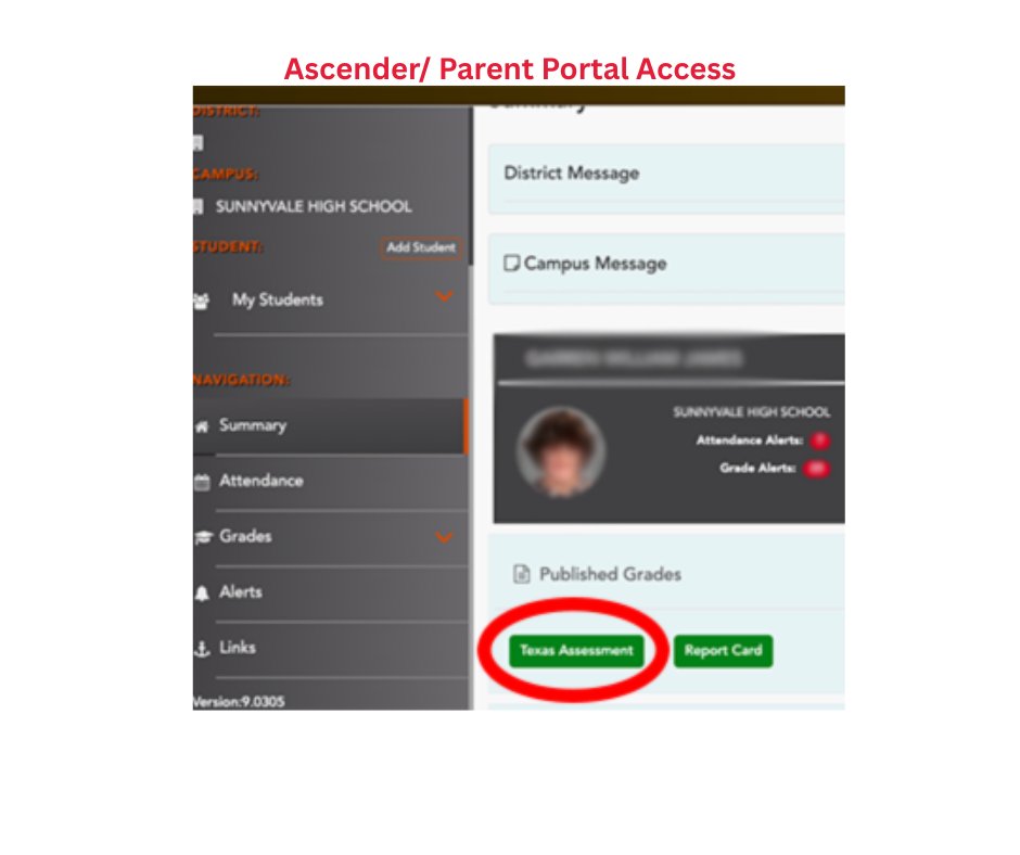 smslearns's tweet photo. STAAR/ EOC Release Dates
June 10 - High School EOC scores 
June 16 - STAAR 3-8 scores

To access scores, visit the Ascender Parent Portal.
Once in the portal, click the  "Texas Assessment"  button.
Need help? Contact: Letishi Gunnels at letishi.gunnels@sunnyvaleisd.com https://t.co/eyNbQr4Fxq
