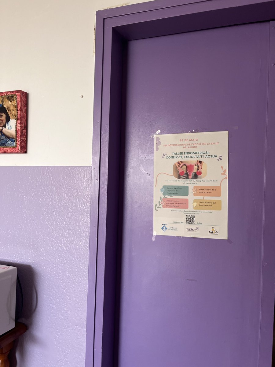 LolaCastro19's tweet photo. A l’Associació Dones de El Gall, a punt de començar el taller d’Endometrosi, organitzat per les regidories de Dona i de Salut de l’@ajesplugues amb motiu del Dia Internacional d’Acció per a la Salut de les Dones💚

#Salut #Dona https://t.co/ywz4pPCufv