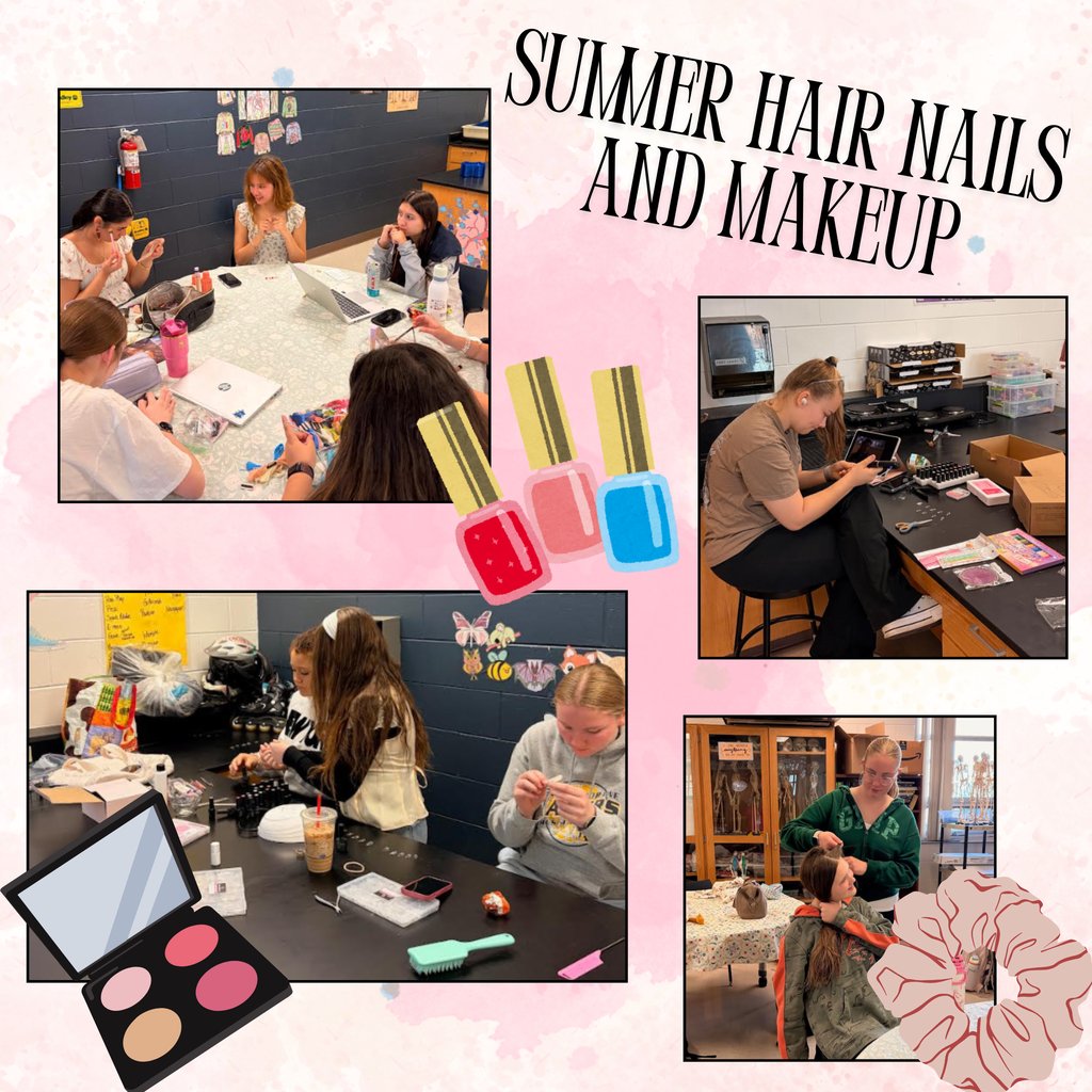 HSHealthScience's tweet photo. Summer hair, nails, and makeup workshop! https://t.co/nEaP1EDga2