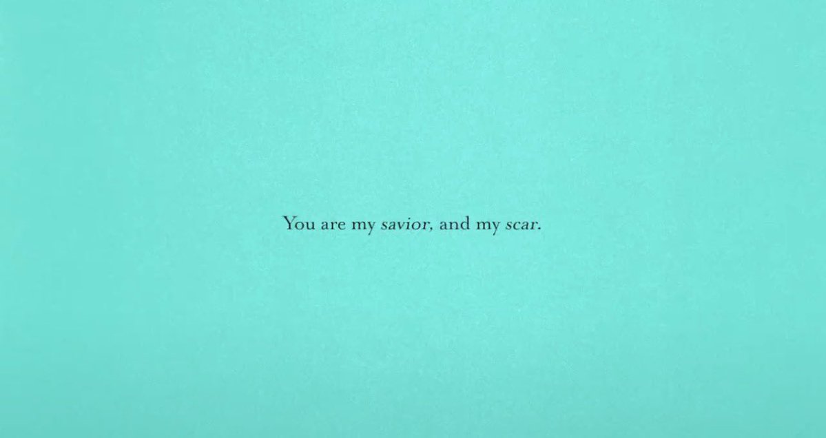 sentimental4u's tweet photo. 2015: You're my savior, treasure but cruel

2026: You are my savior, and my scar https://t.co/o7srcuVeHm