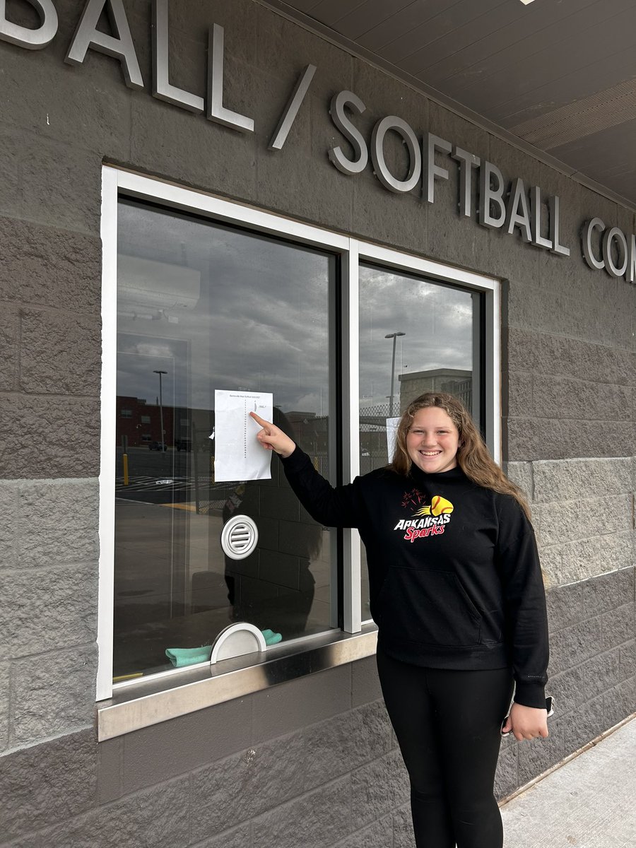 CoachOpdenbrouw's tweet photo. Congratulations to 2030 Arkansas Spark, Sarah Opdenbrouw, on making the Bentonville West High School Team! https://t.co/FMoB470ZSn