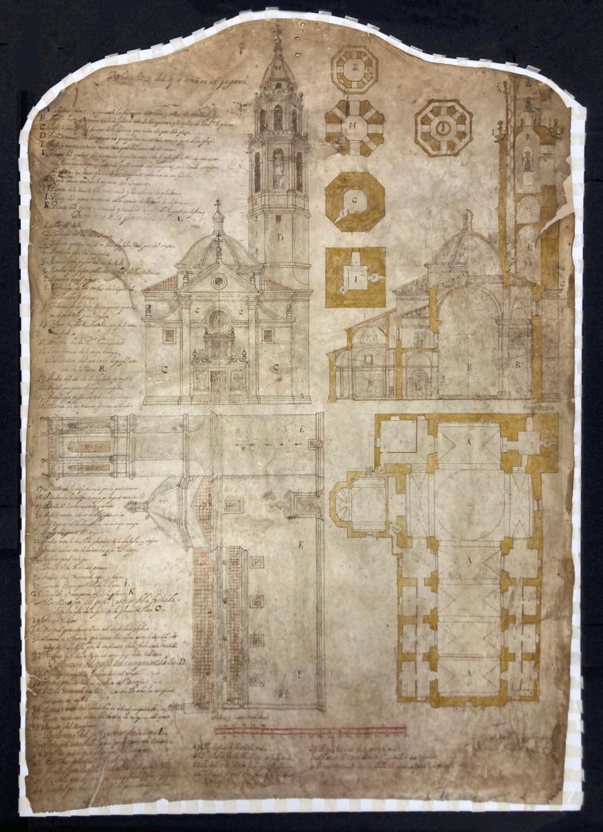 CiPaisatge's tweet photo. Fra Josep de la Concepció, l'arquitecte del Barroc, al Museu de Valls.  Una exposició fantàstica!

A la fotografia, la traça original de Santa Maria de l'Alba de Tàrrega.

Llegeix l’article a: 
https://t.co/r3yBzsUZNw

@museudevalls @ajtarrega @aj_vic https://t.co/wGd2ICVTI1