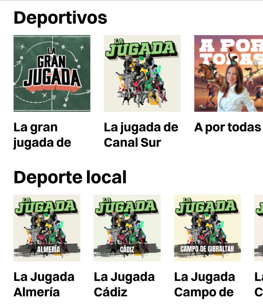 blancopoley's tweet photo. @Marina85GRX @canalsur La Jugada de cada centro la tienes en el root de inicio; el resto de Desconexiones de El Mirador o los Andalucía a las 2; los puedes encontrar de momento fácilmente en el buscador; aunque iremos facilitando su ubicación en la pantalla de inicio https://t.co/uci05lyPyT