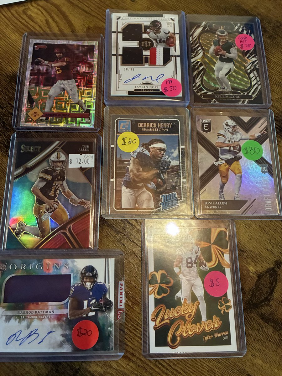 CNeathawk13's tweet photo. Posting a couple of cards to sell! Comment/dm with questions or claims. https://t.co/llS3yCcvfU