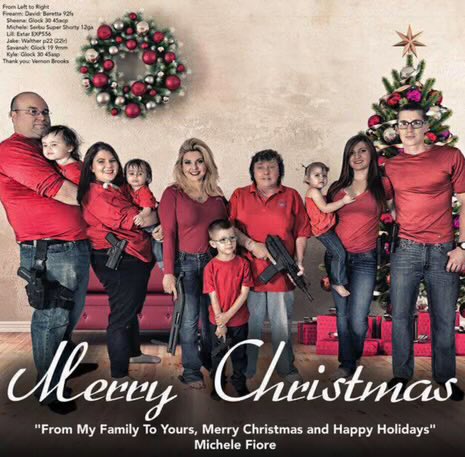 voiceoffcamera's tweet photo. @iAnonPatriot What is he supposed to do? Take a family portrait with an AR-15 like a psychotic Republican? https://t.co/4SwW6ZZcaM
