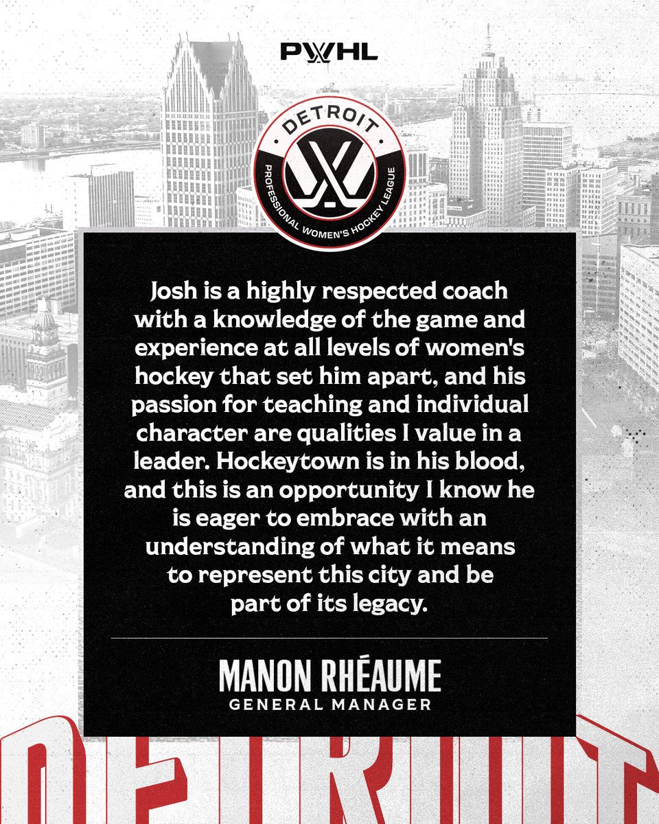 pwhl__detroit's tweet photo. Coming home to Hockeytown 🙂‍↕️ https://t.co/U21t8E9cVQ