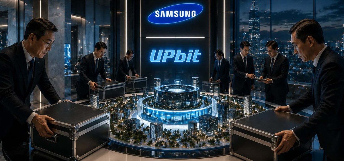 SiFa0404's tweet photo. SAMSUNG ENTRA NEL MONDO CRYPTO🎯 

#Samsung acquisisce il 4% di #Upbit, il più grande exchange crypto della Corea del Sud, per 408 milioni di dollari.

Un segnale forte: le big tech stanno entrando seriamente nel settore #crypto.
L’adozione istituzionale accelera.🔥 https://t.co/l9cKdP3p9c