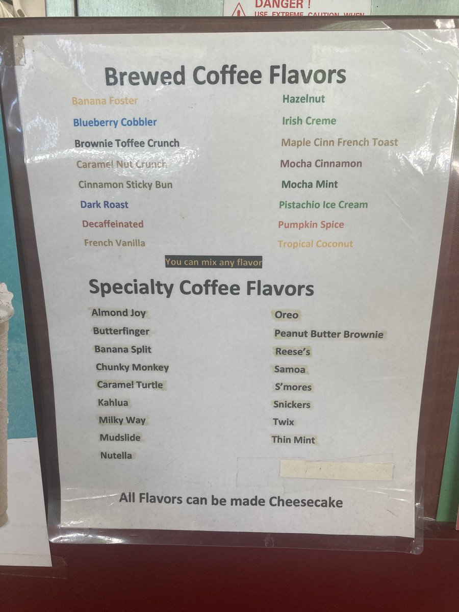 HopeSeck's tweet photo. “All flavors can be made cheesecake” https://t.co/QLmL4yC4qf