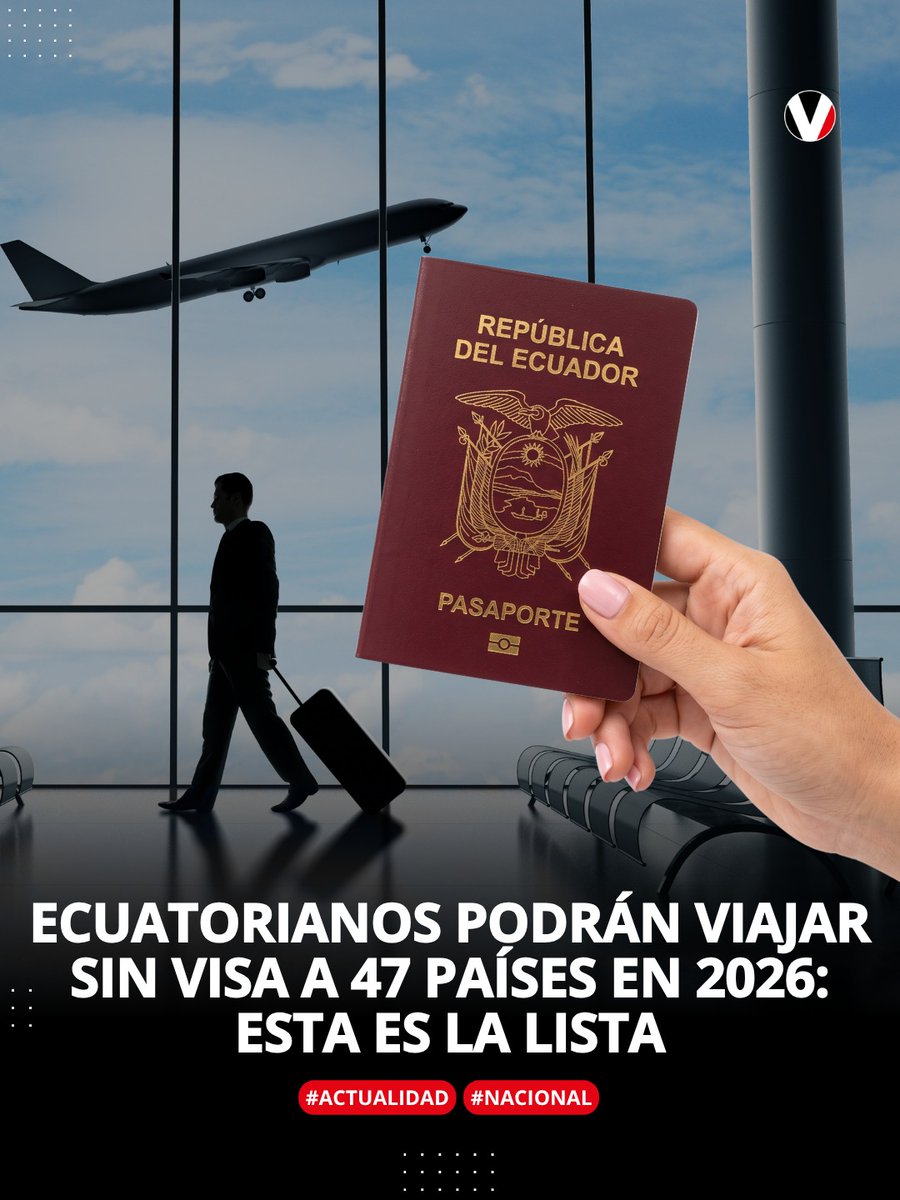 revistavistazo's tweet photo. ✈️ China, Corea del Sur y Bahamas, forman parte del listado de países que no solicitan visa a ecuatorianos. Además, ocho países solo piden cédula. Conozca los detalles ▶️ https://t.co/X9rJNGQT8O https://t.co/9vI57suEAa