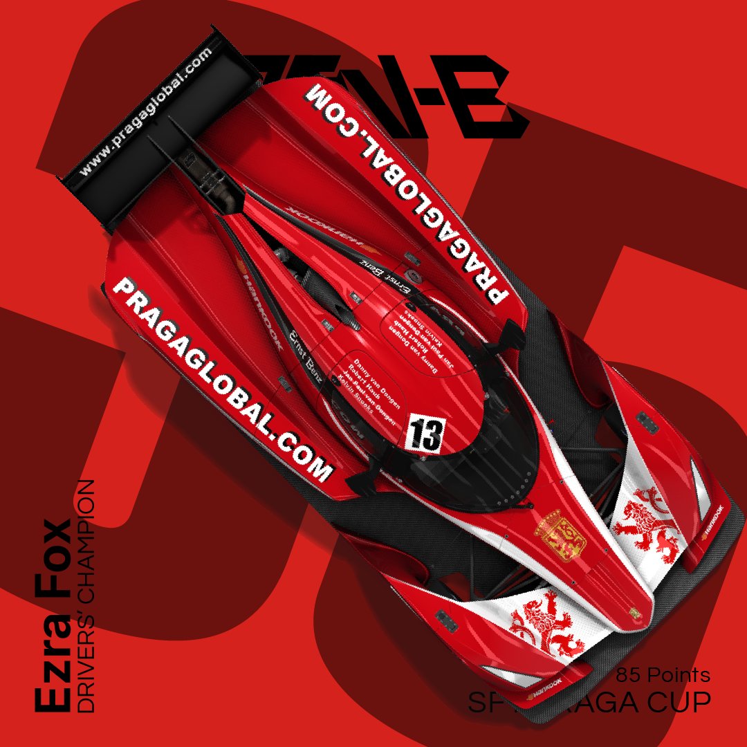 tanbperformance's tweet photo. QUEEN OF THE PRAGAS!

Despite missing the season finale, Ezra Fox takes home the title for SF1's Praga Cup on Assetto Corsa! A series of fantastic drives all season long sees her taking home over 70% of the available points from the races she contested, a truly fantastic run. https://t.co/056aphUjK7