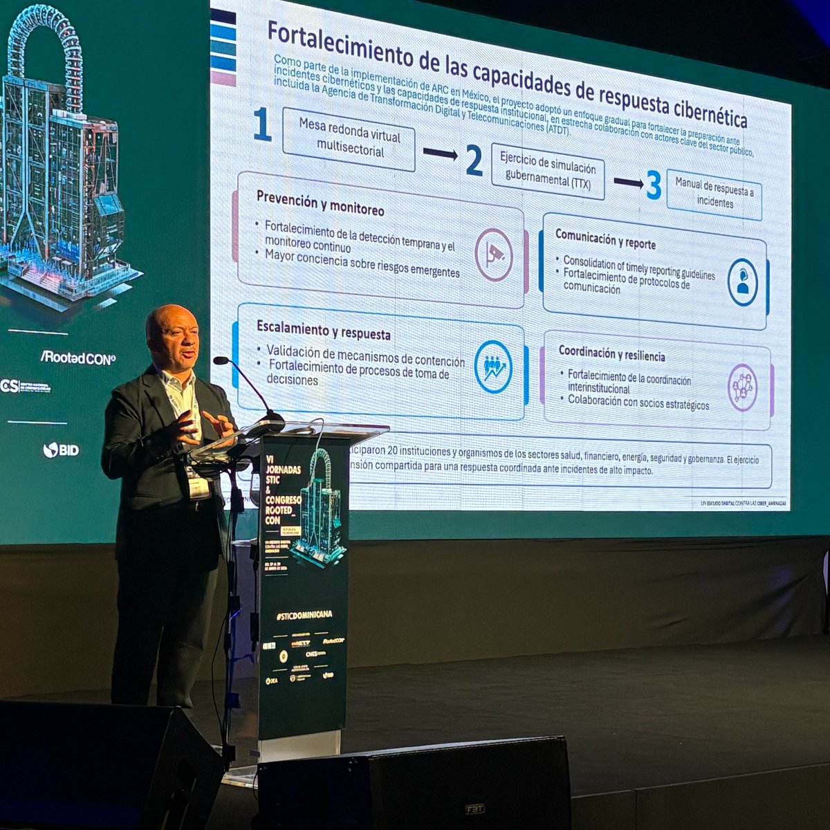 OEA_Cyber's tweet photo. 🌐ARC Initiative: fortaleciendo la ciberseguridad en América Latina, @MicrosoftLatam presentó cómo esta iniciativa impulsa capacidades regionales, cooperación técnica y desarrollo de resiliencia digital. El enfoque regional permite avanzar hacia ecosistemas más preparados frente a amenazas cada vez más complejas.
🚀Construir resiliencia es un esfuerzo continuo y colaborativo
#CSIRTAmericas #Ciberseguridad #CooperaciónRegional