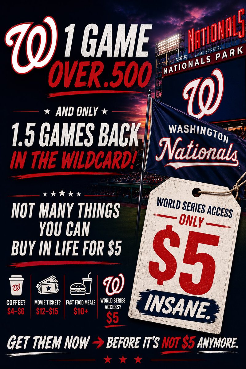 ForwardFanHQ's tweet photo. @LONTDC1 @Nationals Let’s go Bill Nye!!
Only $5 for access to World Series now!
🎟️https://t.co/IwLsXouBa9 https://t.co/1irMI8tFz1