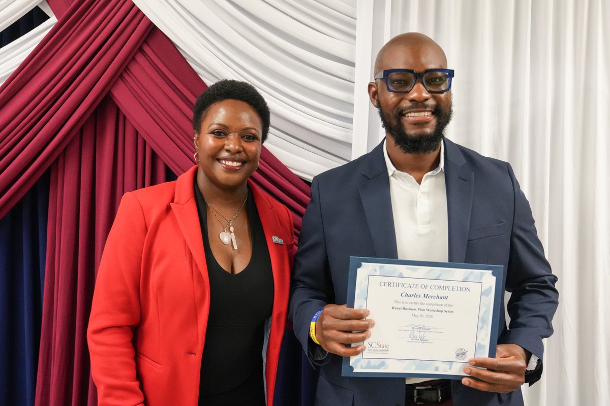 SCState1890's tweet photo. This week, the SC State 1890 Extension Pee Dee Region hosted the Community and Economic Development Business Planning Bootcamp, an intensive five-week course designed to help participants develop business plans and grow their small businesses and farms. 📈 https://t.co/tjh9n8bhFB