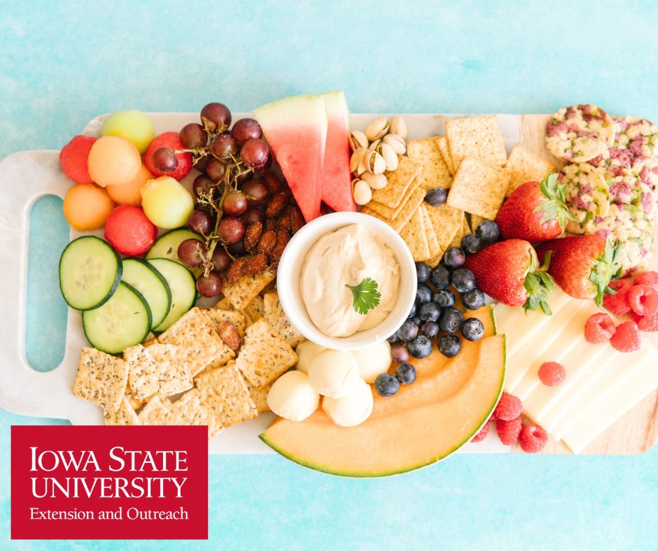 SpendEatSmart's tweet photo. Snack boards don’t have to be fancy or expensive. A fun tray or plate, small dip bowls, and a variety of foods you already have on hand make a great after school snack! https://t.co/MFjehUk53G  #Education #SpendSmartEatSmart https://t.co/Q7voZRaoK2