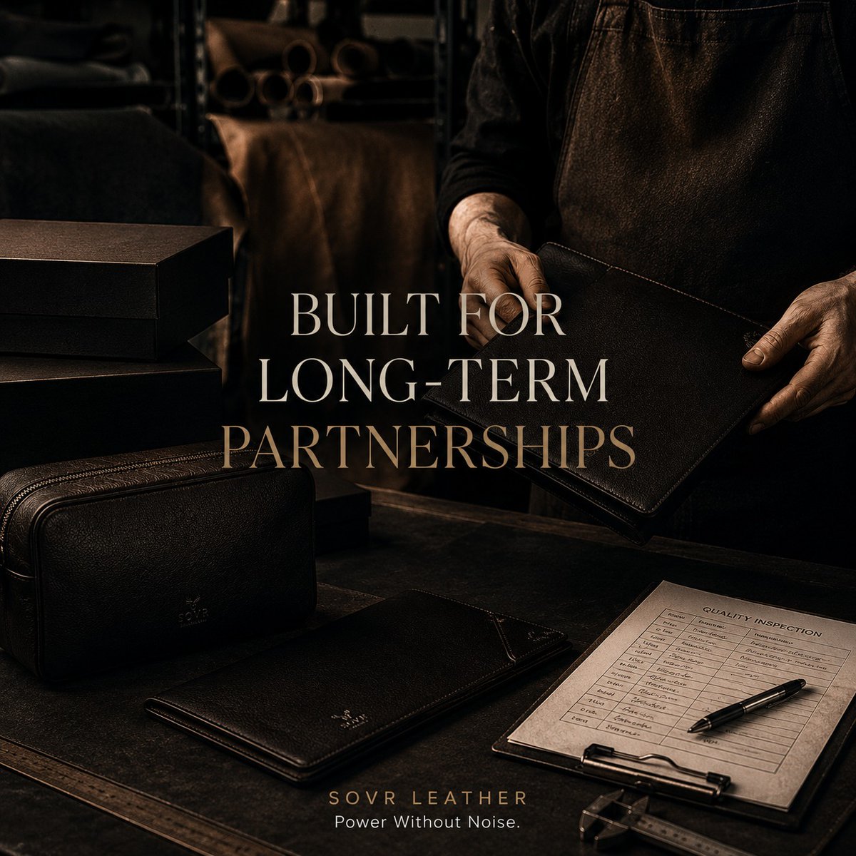 SOVRLEATHER's tweet photo. Premium craftsmanship is built on consistency.

SOVR LEATHER combines luxury leather aesthetics with reliable quality, precision finishing, and long-term partnership standards for global customers and wholesale buyers.

SOVR LEATHER
Power Without Noise.

#SOVRLeather https://t.co/g4meBBKzVd